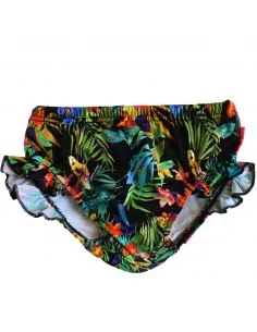 Le maillot couche Tropiques aux motifs fleuris.