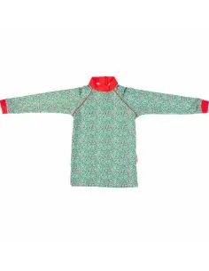 Le t-shirt manches longues Zélie pour une protection solaire optimale et fleuris. 2