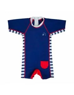 Combinaison courte Petit Matelot aux coloris marine blanc et rouge 2