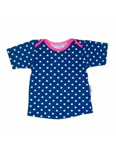 T-shirt anti uv fille Marinella à pois