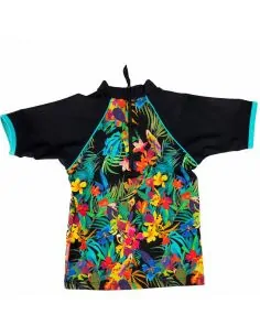Haut anti uv enfant Tropiques coloré et fleuris 2