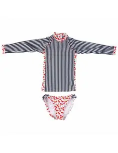 Ensemble enfant haut manches longues et culotte de bain...