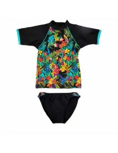 Ensemble anti-UV culotte de bain et haut Tropiques enfant