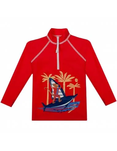 Tee-shirt anti uv garçon manches longues Bora...