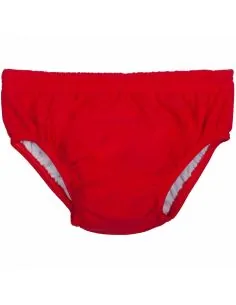 Maillot couche de bain garçon rouge Amazonie tigre au dos