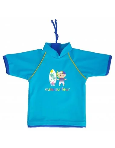 Top lycra anti uv bébé Mini surfeur zip arrière