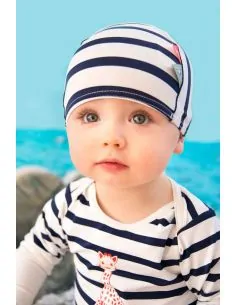 Bonnet mixte bébé 0-3ans en tissu Sophie en croisière 2