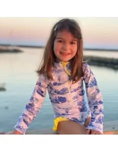 Maillot de bain une pièce anti-UV fille Romy