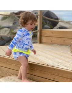 Maillot-couche anti UV bébé Romy à volants 2