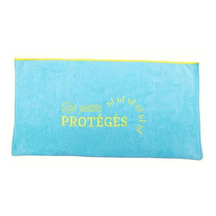 Serviette de plage XL turquoise Les Petits Protégés confort et douceur