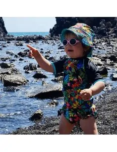 Le maillot couche Tropiques aux motifs fleuris. 2