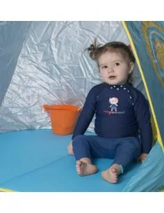 Legging de bain anti uv bébé Régate marine 2
