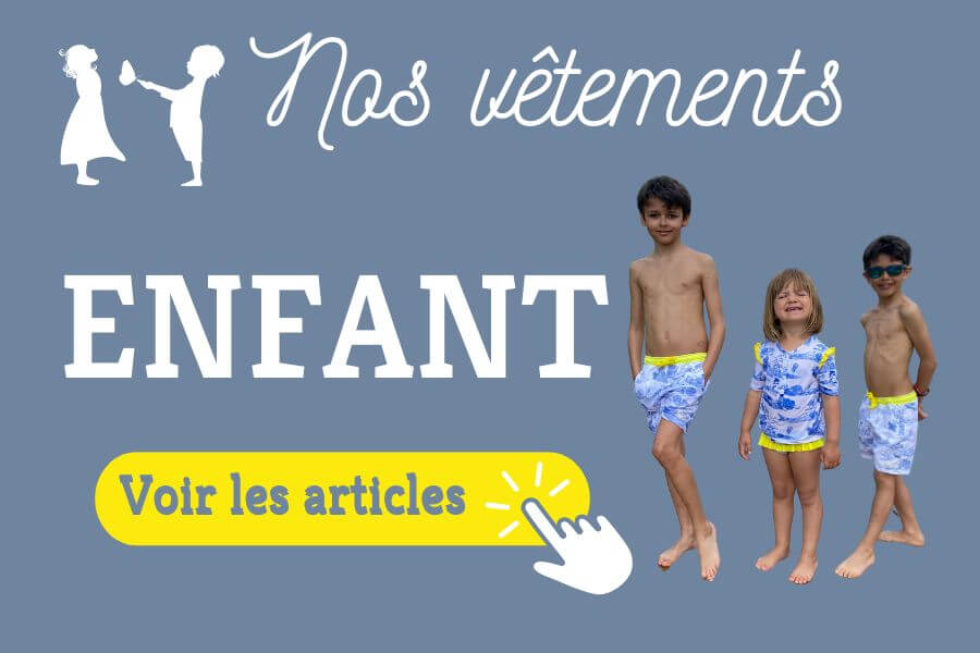 Découvrez les vêtements anti-UV enfants signés Les Petits Protégés.
